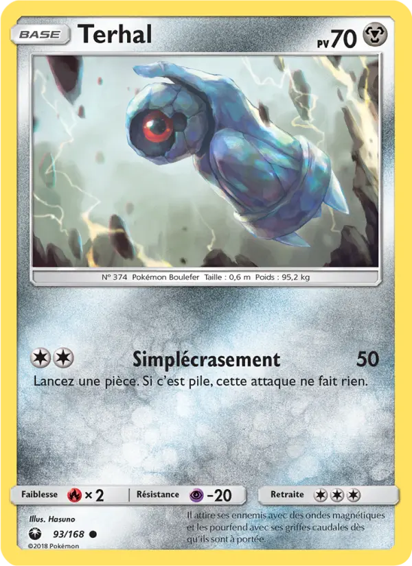 Terhal — Carte Pokémon 93 Tempête Céleste