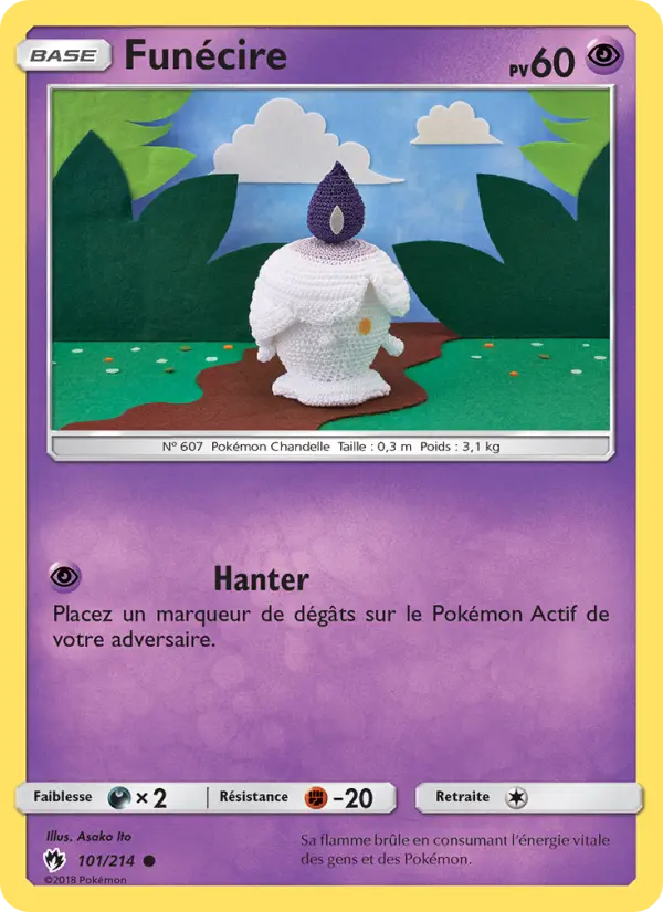 Funécire — Carte Pokémon 101 Tonnerre Perdu