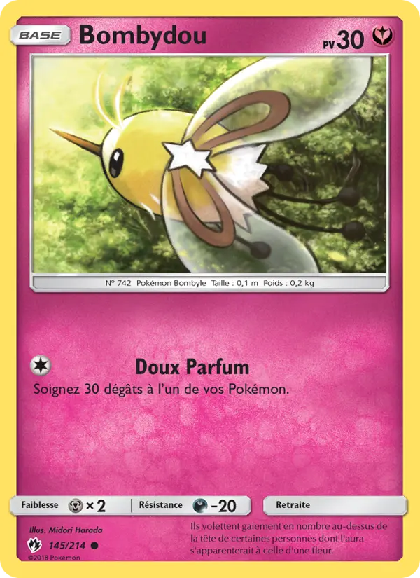 Bombydou — Carte Pokémon 145 Tonnerre Perdu