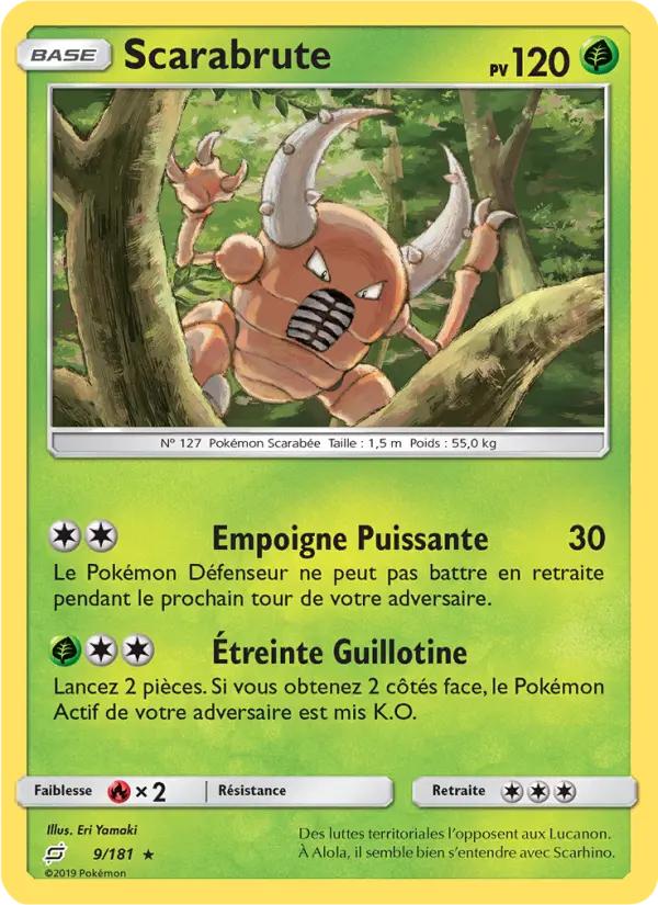 Scarabrute — Carte Pokémon 9 Duo de Choc
