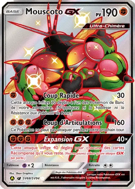 Carte Pokémon SV68/094 - Mouscoto GX sma