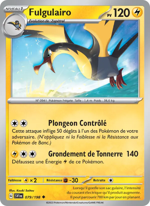 Fulgulairo — Carte Pokémon 079 Écarlate et Violet