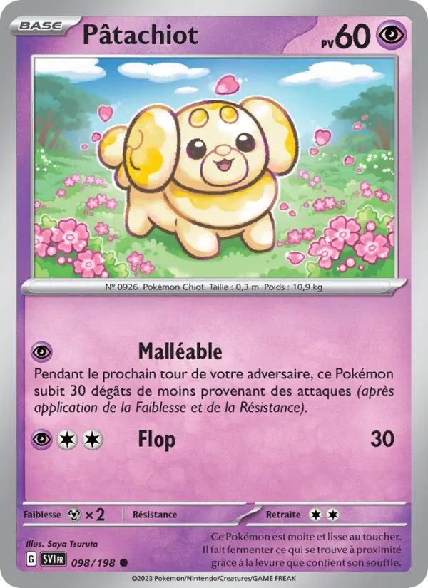 Pâtachiot — Carte Pokémon 098 Écarlate et Violet