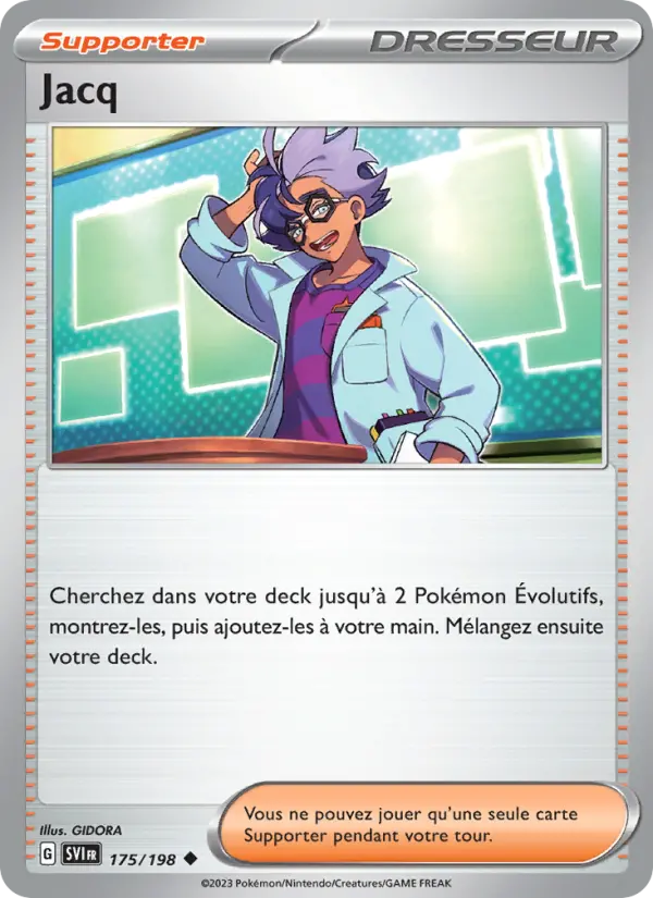 Jacq — Carte Pokémon 175 Écarlate et Violet