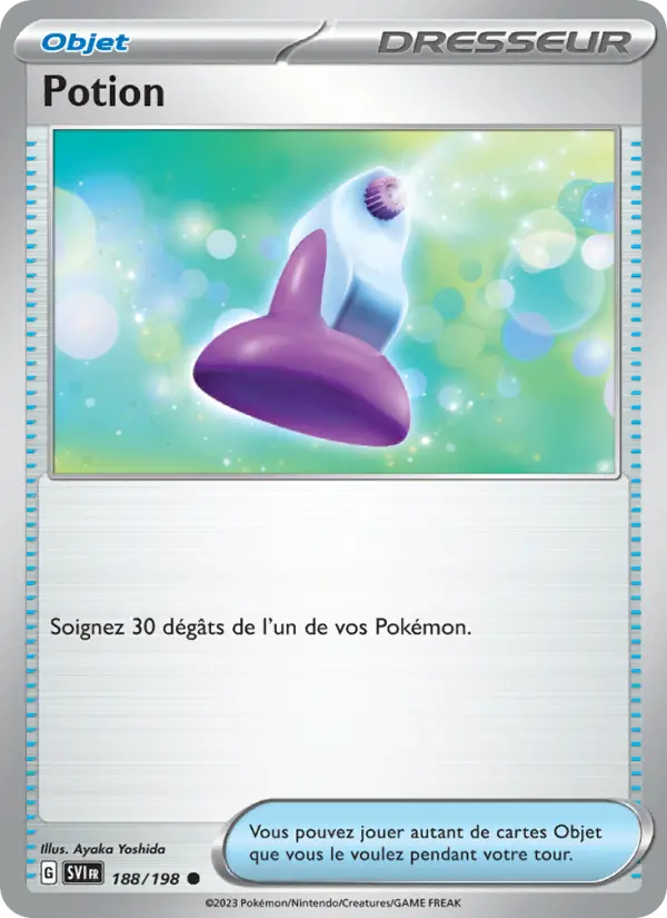 Potion — Carte Pokémon 188 Écarlate et Violet