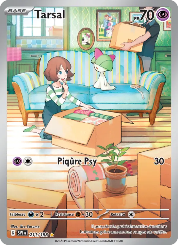 Tarsal — Carte Pokémon 211 Écarlate et Violet