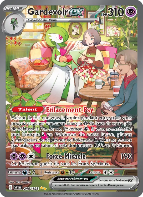 Gardevoir-ex — Carte Pokémon 245 Écarlate et Violet
