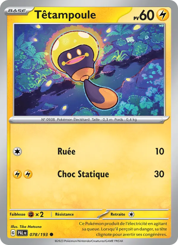 Têtampoule — Carte Pokémon 078 Évolutions à Paldea