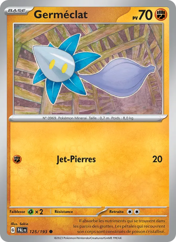 Germéclat — Carte Pokémon 125 Évolutions à Paldea