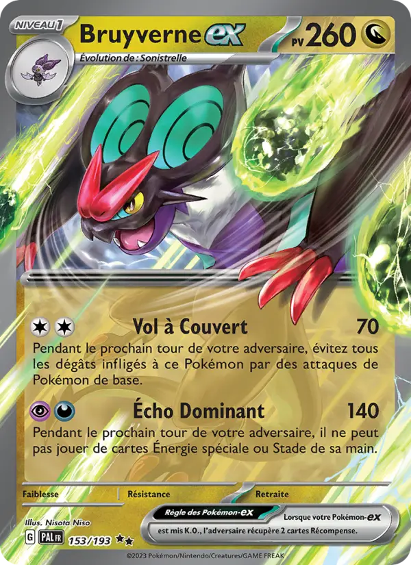 Bruyverne-ex — Carte Pokémon 153 Évolutions à Paldea