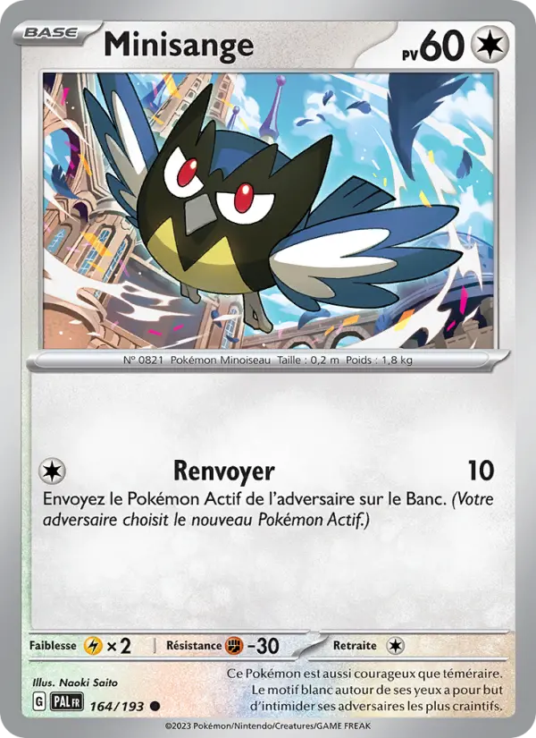 Minisange — Carte Pokémon 164 Évolutions à Paldea