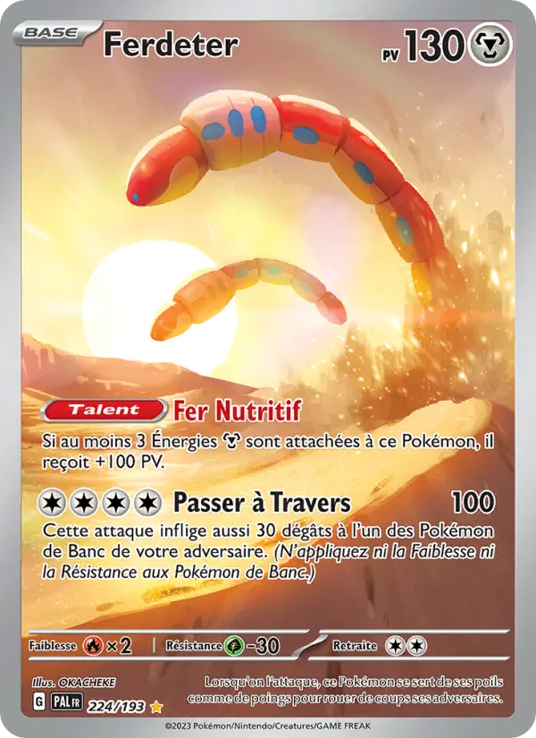 Ferdeter — Carte Pokémon 224 Évolutions à Paldea