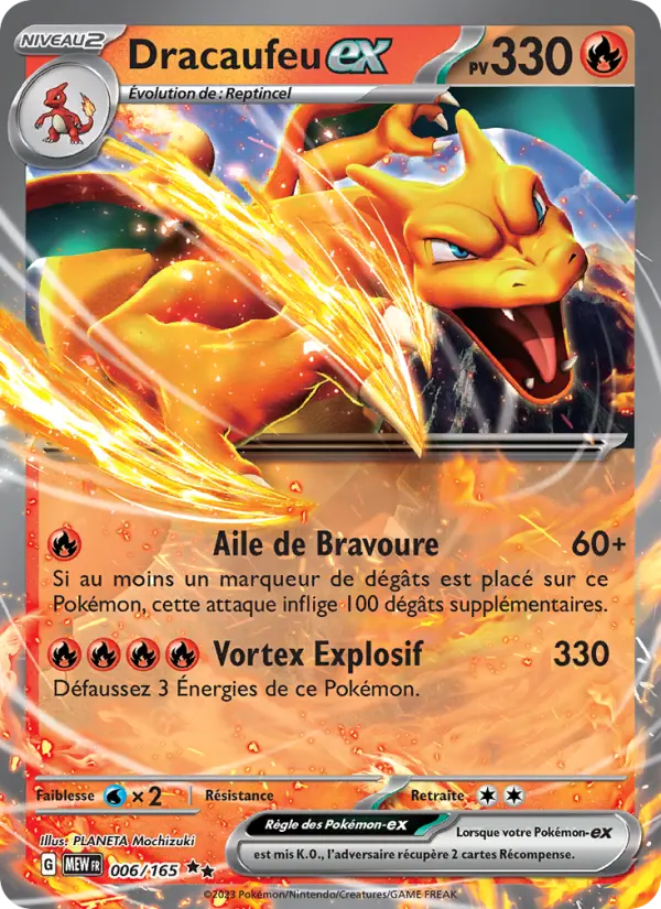Dracaufeu-ex — Carte Pokémon 006 151