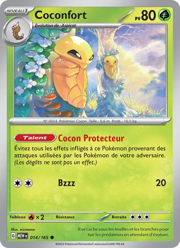 Coconfort — Carte Pokémon 014 151