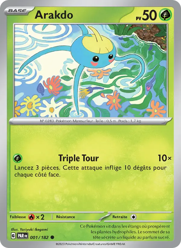 Arakdo — Carte Pokémon 001 Faille Paradoxe
