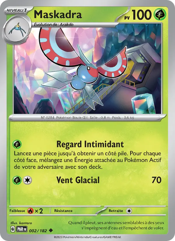 Maskadra — Carte Pokémon 002 Faille Paradoxe