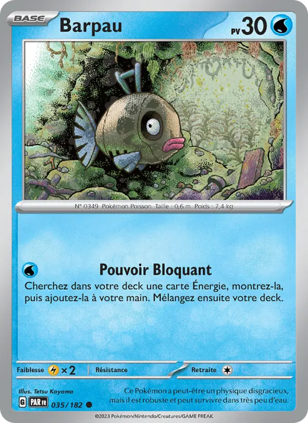 Barpau — Carte Pokémon 035 Faille Paradoxe