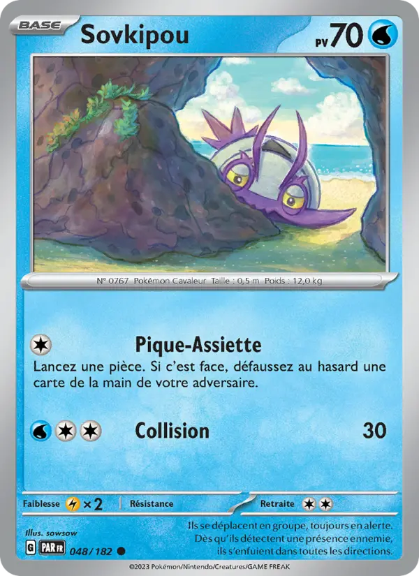 Sovkipou — Carte Pokémon 048 Faille Paradoxe