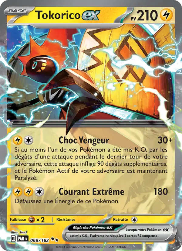 Tokorico-ex — Carte Pokémon 068 Faille Paradoxe