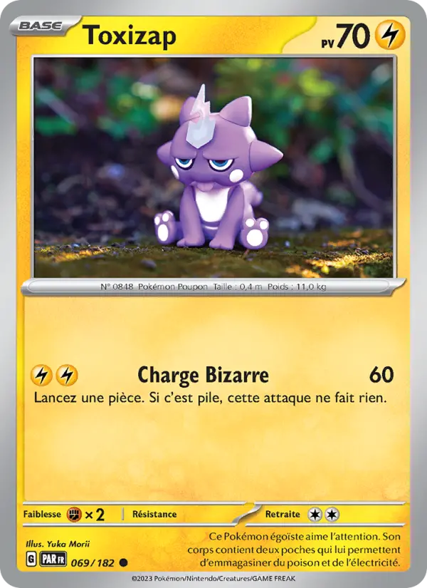 Toxizap — Carte Pokémon 069 Faille Paradoxe