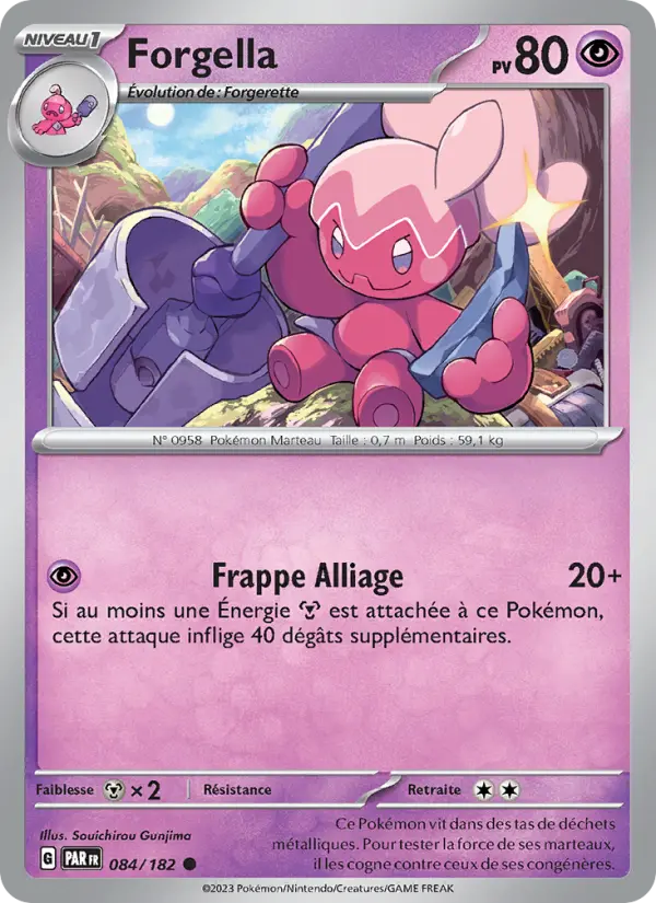 Forgella — Carte Pokémon 084 Faille Paradoxe