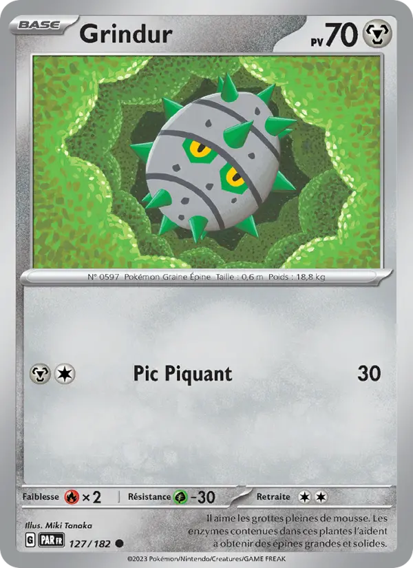 Grindur — Carte Pokémon 127 Faille Paradoxe