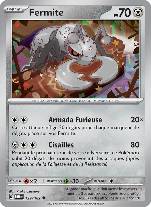 Fermite — Carte Pokémon 129 Faille Paradoxe