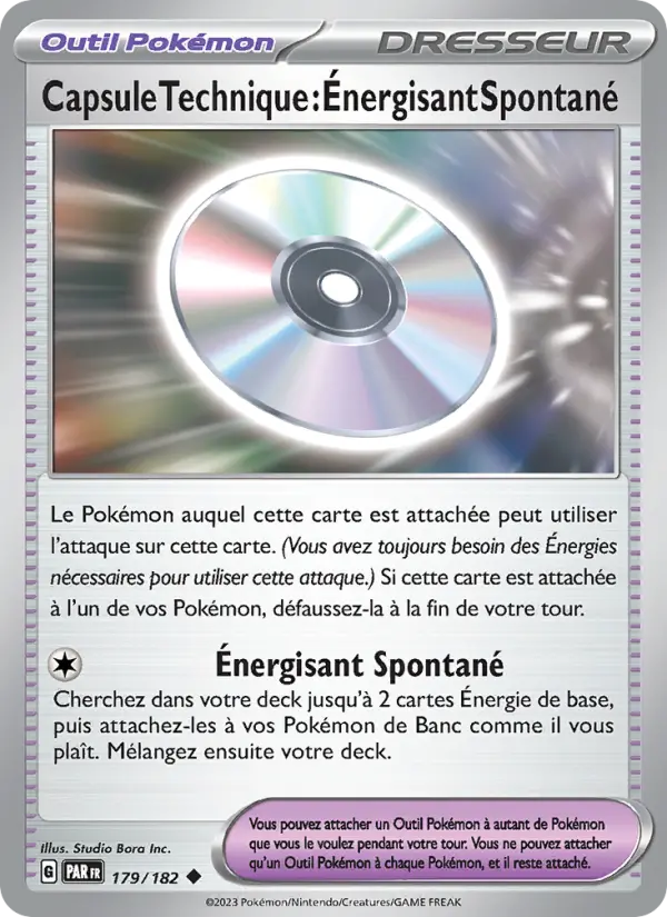 179/182 - Capsule Technique : Énergisant Spontané