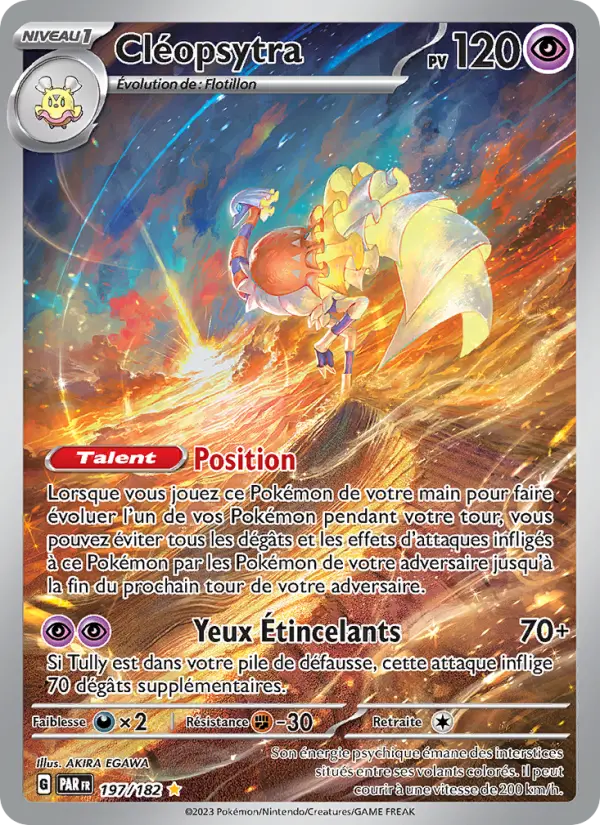 Cléopsytra — Carte Pokémon 197 Faille Paradoxe