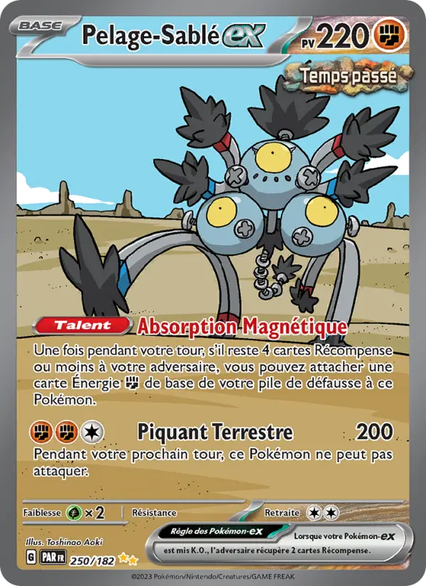 Pelage-Sablé-ex — Carte Pokémon 250 Faille Paradoxe