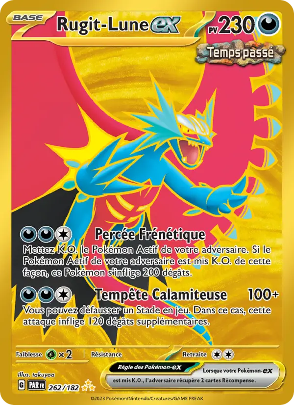 Rugit-Lune-ex — Carte Pokémon 262 Faille Paradoxe