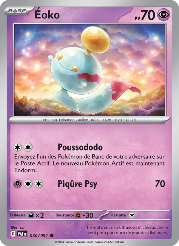 Éoko — Carte Pokémon 030 Destinées de Paldea