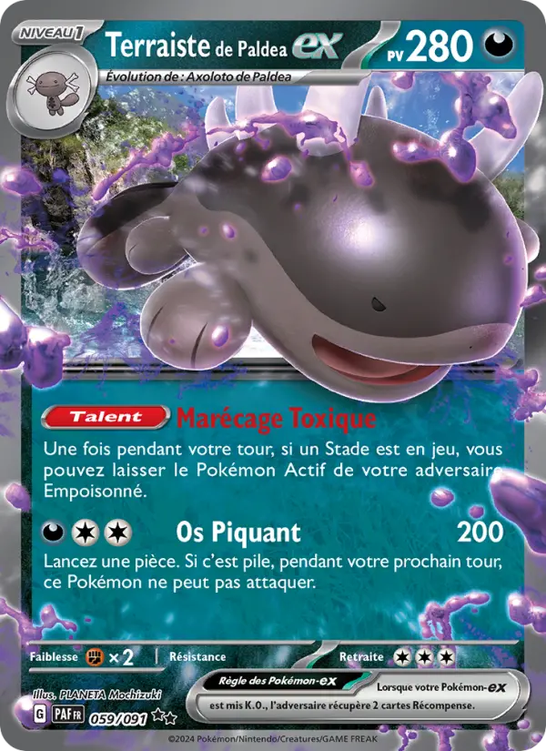Terraiste de Paldea-ex — Carte Pokémon 059 Destinées de Paldea