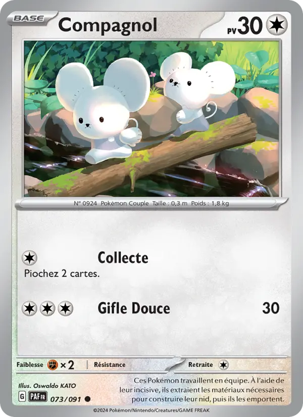 Compagnol — Carte Pokémon 073 Destinées de Paldea