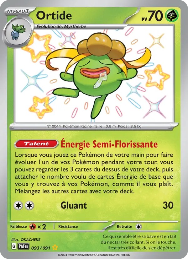 Ortide — Carte Pokémon 093 Destinées de Paldea