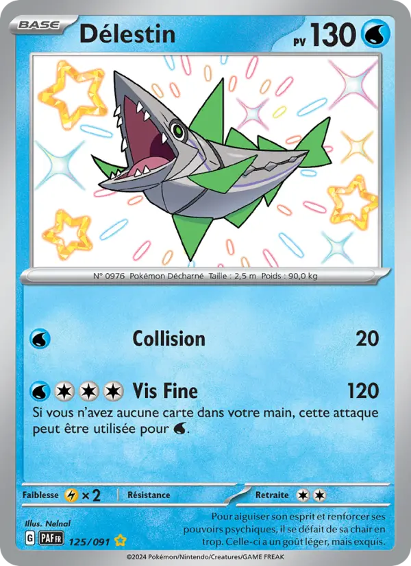 Délestin — Carte Pokémon 125 Destinées de Paldea