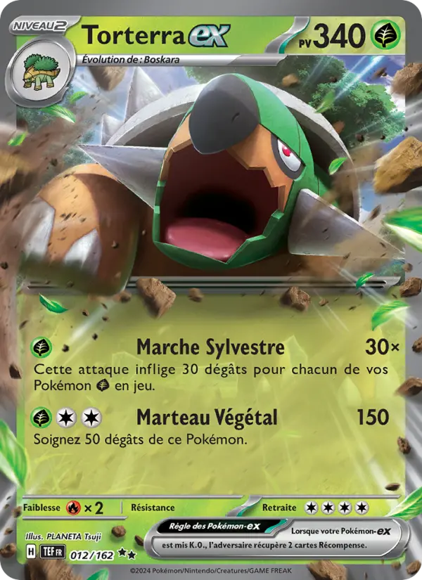 Torterra-ex — Carte Pokémon 012 Forces Temporelles