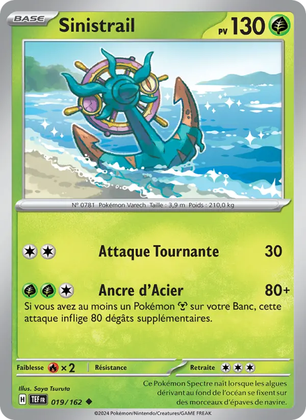 Sinistrail — Carte Pokémon 019 Forces Temporelles