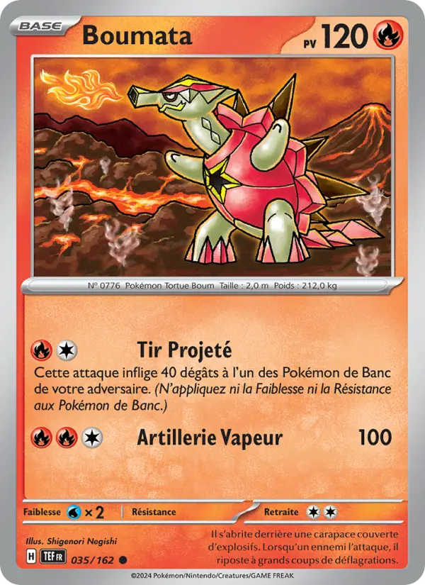 Boumata — Carte Pokémon 035 Forces Temporelles