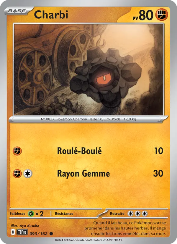 Charbi — Carte Pokémon 093 Forces Temporelles