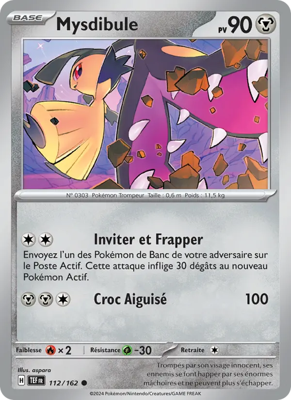 Mysdibule — Carte Pokémon 112 Forces Temporelles