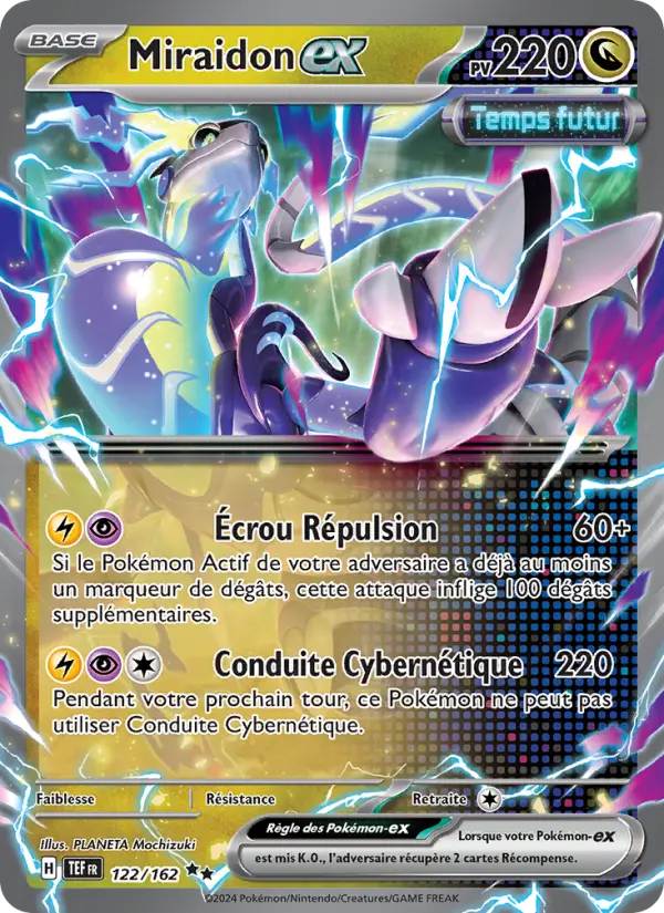 Miraidon-ex — Carte Pokémon 122 Forces Temporelles