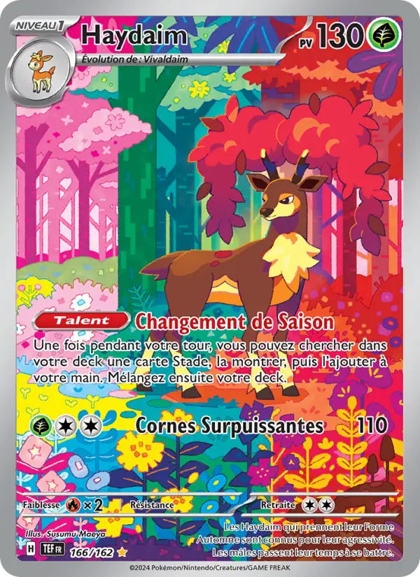 Haydaim — Carte Pokémon 166 Forces Temporelles