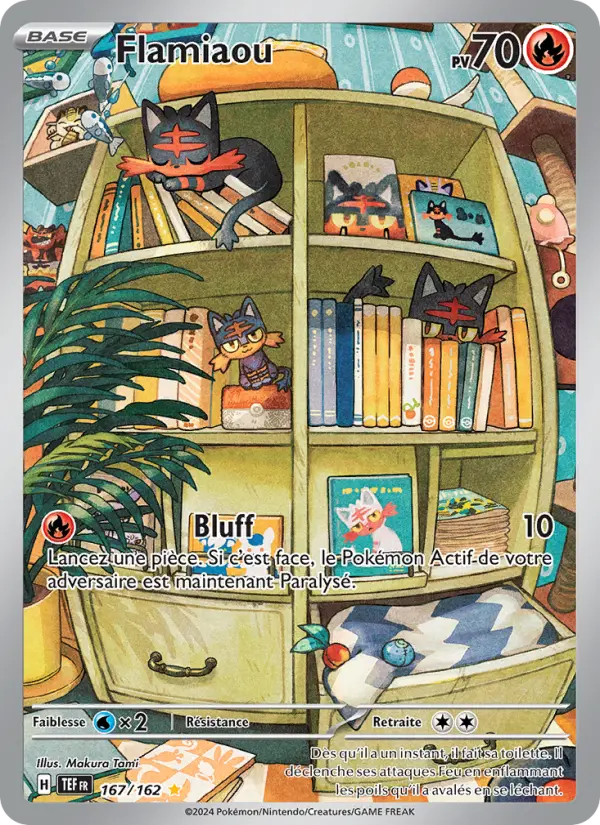 Flamiaou — Carte Pokémon 167 Forces Temporelles