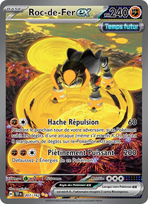 Roc-de-Fer-ex — Carte Pokémon 207 Forces Temporelles