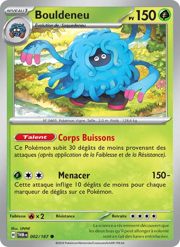 Bouldeneu — Carte Pokémon 002 Mascarade Crépusculaire