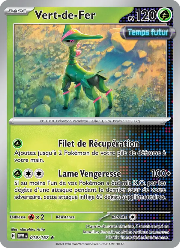 Vert-de-Fer — Carte Pokémon 019 Mascarade Crépusculaire