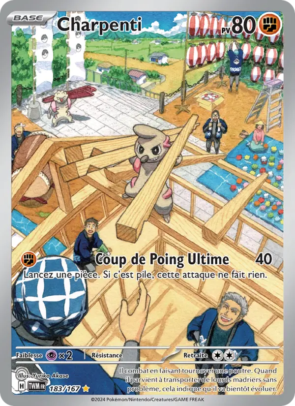 Charpenti — Carte Pokémon 183 Mascarade Crépusculaire