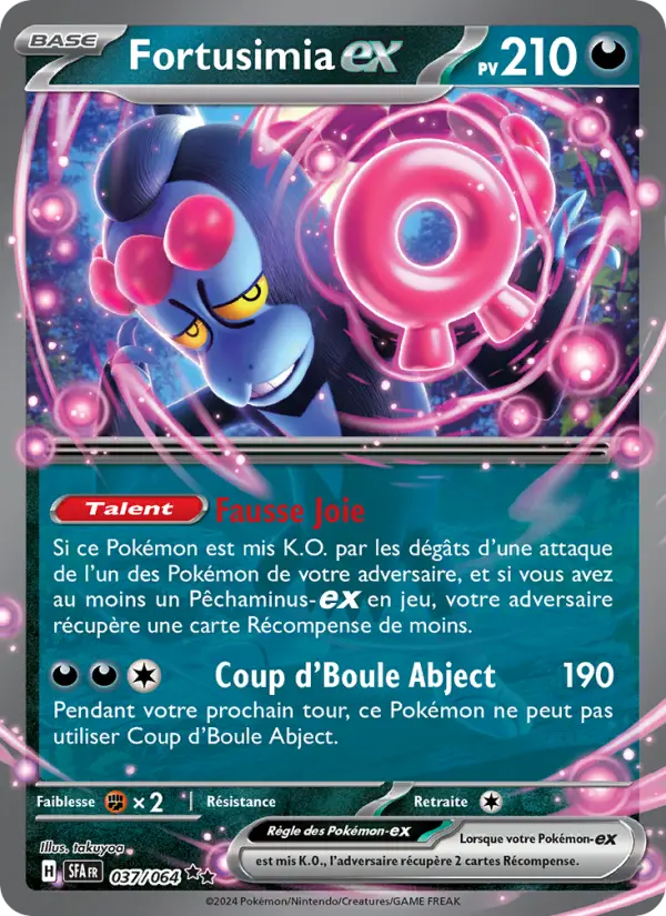 Fortusimia-ex — Carte Pokémon 037 Fable Nébuleuse