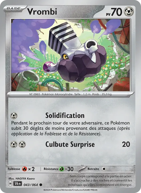 Vrombi — Carte Pokémon 043 Fable Nébuleuse